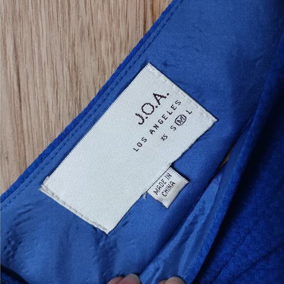 J.O.A Colbalt Blue Cut Out Sleeveless Fit Flare Dress Size Medium - Picture 5 of 8